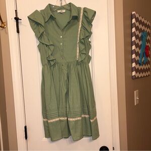 Entro Sage Green Dress